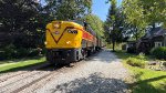 CVSR 6777 cruises into town, seen here at Orchard St.